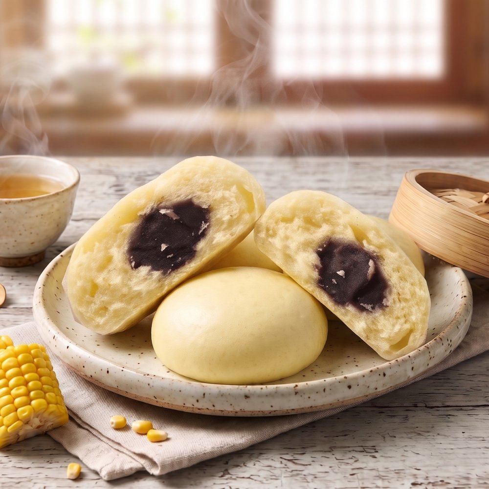 옥수수찐빵